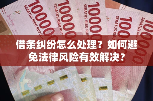 北京借条纠纷怎么处理？如何避免法律风险有效解决？