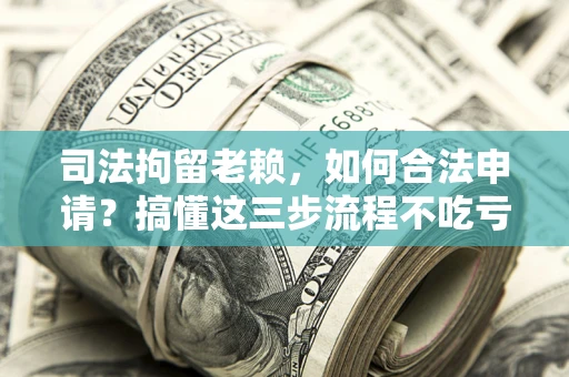北京司法拘留老赖，如何合法申请？搞懂这三步流程不吃亏！