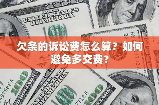 北京欠条的诉讼费怎么算？如何避免多交费？