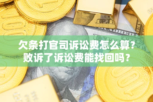 北京欠条打官司诉讼费怎么算？败诉了诉讼费能找回吗？